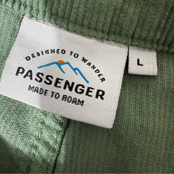 Passenger recycled, cotton, mint green corduroy cottagecore overalls - Picture 7 of 8